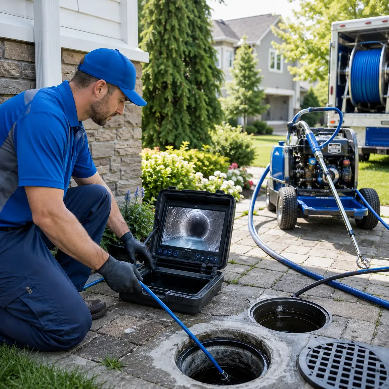 Outdoor drain cleaning professionals serving Fort Howard, MD